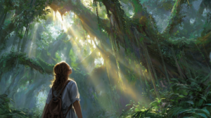 Woman guided by spiritual intuition